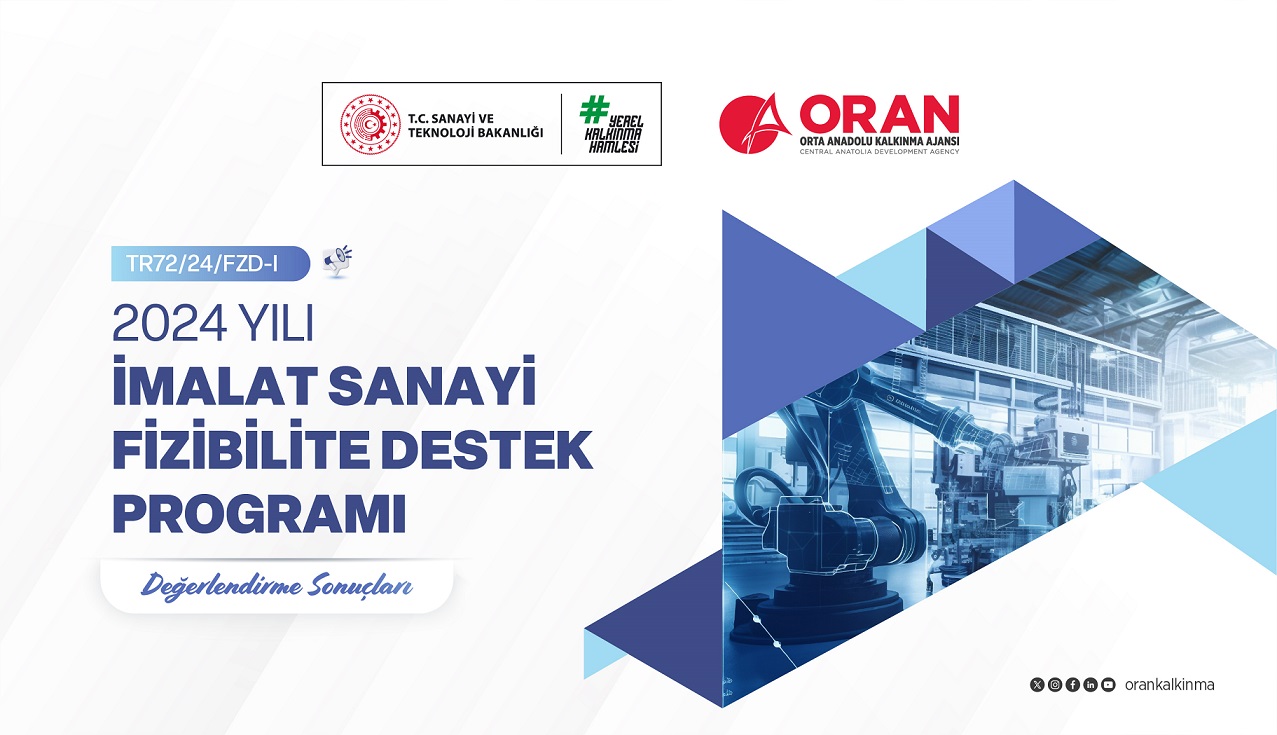 2024 Yılı İmalat Sanayi Fizibilite Destek Programı Kasım Ayı Değerlendirme Sonuçları Açıklandı