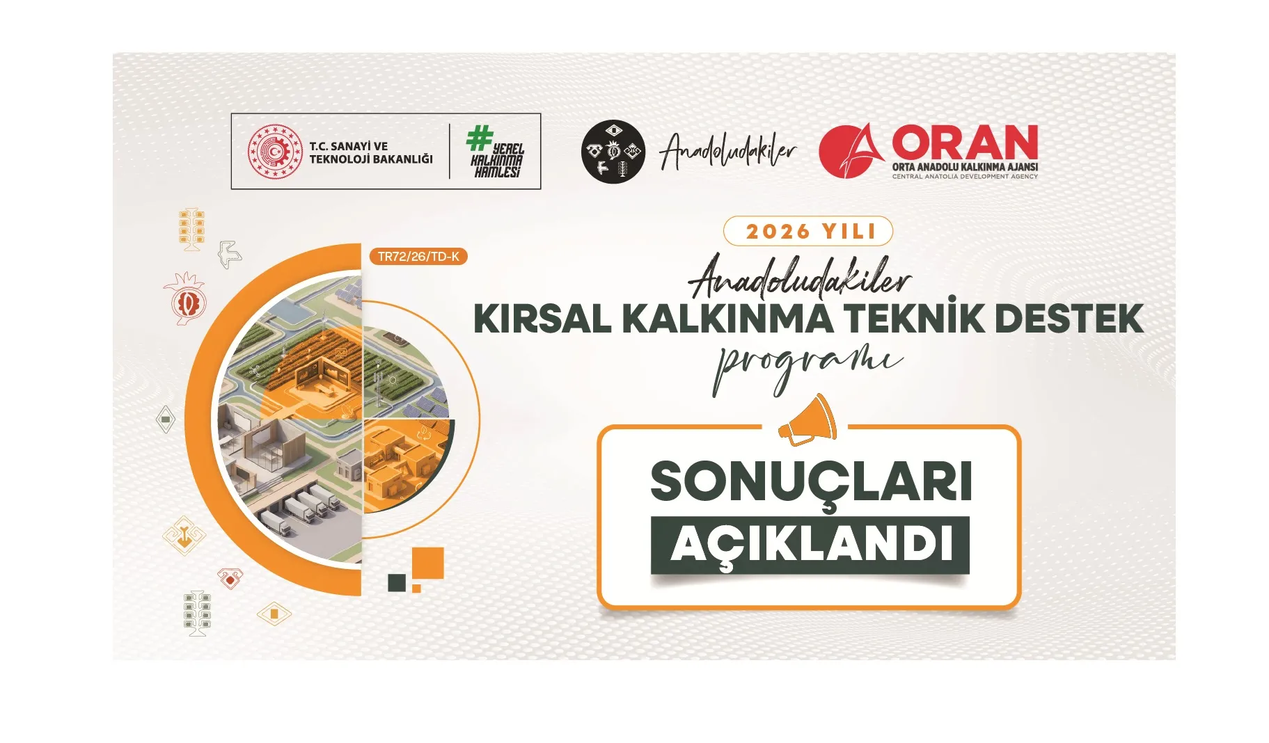 2026 Yılı Anadoludakiler Teknik Destek Programı 4. Dönem Başvuru Sonuçları