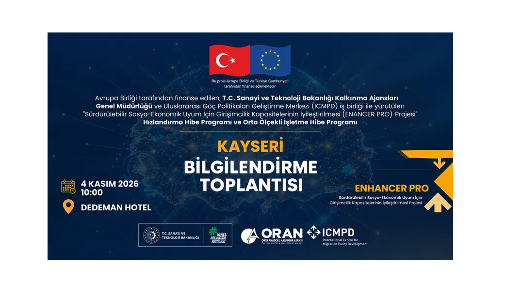 ENHANCER PRO Hibe Programları Kayseri’de Tanıtılacak